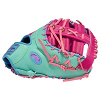 Rawlings Limited Edition Heart of the Hide ColorSync 10.0 13in Baseball Glove, Pink/Green