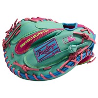 Rawlings Limited Edition Heart of the Hide ColorSync 10.0 34in Baseball Glove, Pink/Green