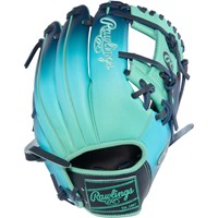 Rawlings Limited Edition Heart of the Hide Fun Burst 11.5in Baseball Glove, Navy/Green