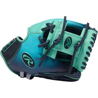 Rawlings Limited Edition Heart of the Hide Fun Burst 11.5in Baseball Glove, Navy/Green
