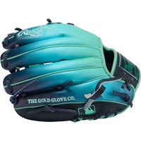 Rawlings Limited Edition Heart of the Hide Fun Burst 11.5in Baseball Glove, Navy/Green
