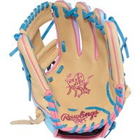 Rawlings Limited Edition Heart of the Hide Fun Burst 11.5in Baseball Glove, Camel