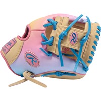 Rawlings Limited Edition Heart of the Hide Fun Burst 11.5in Baseball Glove, Camel