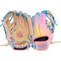 Rawlings Limited Edition Heart of the Hide Fun Burst 11.5in Baseball Glove, Camel