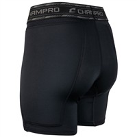 Champro Womens Take-Out Sliding Shorts, Black