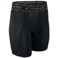 Champro Womens Take-Out Sliding Shorts, Black