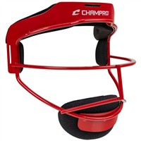 Champro Adult Sentry Fielders Mask, Scarlet
