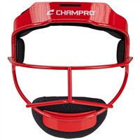 Champro Youth Sentry Fielders Mask, Scarlet
