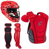 Champro Adult Optimus Select Plus Catchers Set, Scarlet