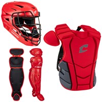 Champro Adult Optimus Select Plus Catchers Set, Scarlet
