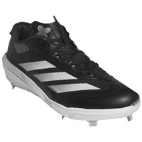 adidas Mens adizero Impact LE Metal Cleats, Black/White
