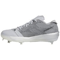 adidas Mens adizero Impact LE Metal Cleats, White/Black