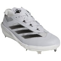 adidas Mens adizero Impact LE Metal Cleats, White/Black