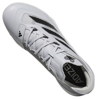 adidas Mens adizero Impact LE Metal Cleats, White/Black