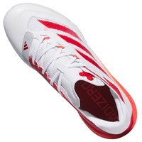 adidas Mens adizero Impact LE Metal Cleats, White/Red