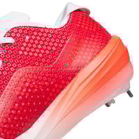 adidas Mens adizero Impact LE Metal Cleats, White/Red