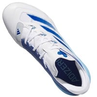 adidas Mens adizero Impact LE Metal Cleats, White/Royal