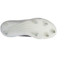 adidas Mens adizero Impact LE Metal Cleats, White/Silver