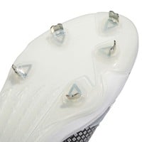 adidas Mens adizero Impact LE Metal Cleats, White/Silver