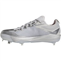 adidas Mens adizero Electric+ LE Silver Speed Metal Cleats, Silver/Black