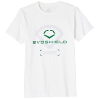 Evoshield Mens Lawn Green Graphic T-Shirt, White