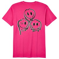 Evoshield Youth Happy Melt Graphic T-Shirt, Hot Pink