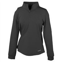 Easton Womens 1/4 Zip Pullover, Black