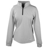 Easton Womens 1/4 Zip Pullover, Blue Grey