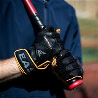 Easton Adult MAV Pro Batting Gloves, Brown/Black