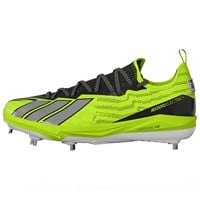 adidas Mens adizero Electric+ 3.0 SE Art Metal Cleat, Green/Silver