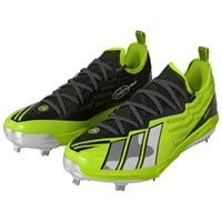 adidas Mens adizero Electric+ 3.0 SE Art Metal Cleat, Green/Silver