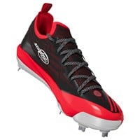 adidas Mens adizero Electric+ 3.0 SE Art Metal Cleat, Red/Silver