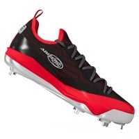 adidas Mens adizero Electric+ 3.0 SE Art Metal Cleat, Red/Silver