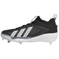 adidas Mens adizero Impact 3.0 Metal Cleat, Black/White