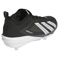 adidas Mens adizero Impact 3.0 Metal Cleat, Black/White