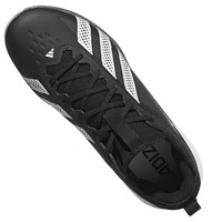 adidas Mens adizero Impact 3.0 Metal Cleat, Black/White