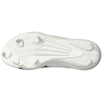 adidas Mens adizero Impact 3.0 Metal Cleat, White/Navy