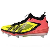 adidas Mens adizero Impact 3.0 Metal Cleat, Yellow/Black