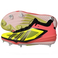 adidas Mens adizero Impact 3.0 Metal Cleat, Yellow/Black