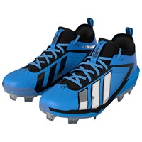 adidas Mens adizero Impact 3.0 SE Art TPU Cleat, Blue/Silver