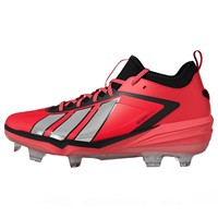 adidas Mens adizero Impact 3.0 SE Art TPU Cleat, Red/Silver