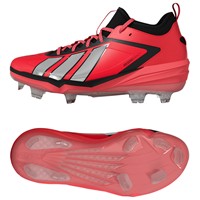 adidas Mens adizero Impact 3.0 SE Art TPU Cleat, Red/Silver