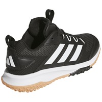 adidas Mens adizero DGT Dugout Turf Shoes, Black/White