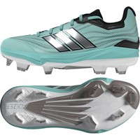 adidas Womens adizero Instinct 3.0 Art TPU Softball Cleat, Blue/Silver