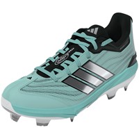 adidas Womens adizero Instinct 3.0 Art TPU Softball Cleat, Blue/Silver