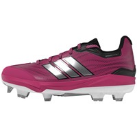 adidas Womens adizero Instinct 3.0 Art TPU Softball Cleat, Pink/Grey