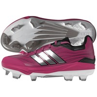 adidas Womens adizero Instinct 3.0 Art TPU Softball Cleat, Pink/Grey