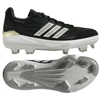 adidas Womens adizero Instinct 3.0 TPU Softball Cleat, Black/White