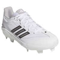 adidas Womens adizero Instinct 3.0 TPU Softball Cleat, White/Black
