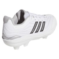 adidas Womens adizero Instinct 3.0 TPU Softball Cleat, White/Black
